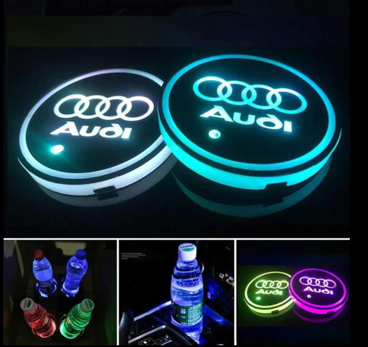 2PCS Personalized car interior atmosphere discs